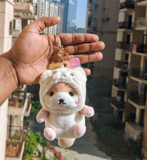 Ultra Cute Soft Dog Plush Toys Stuffed Key Chain